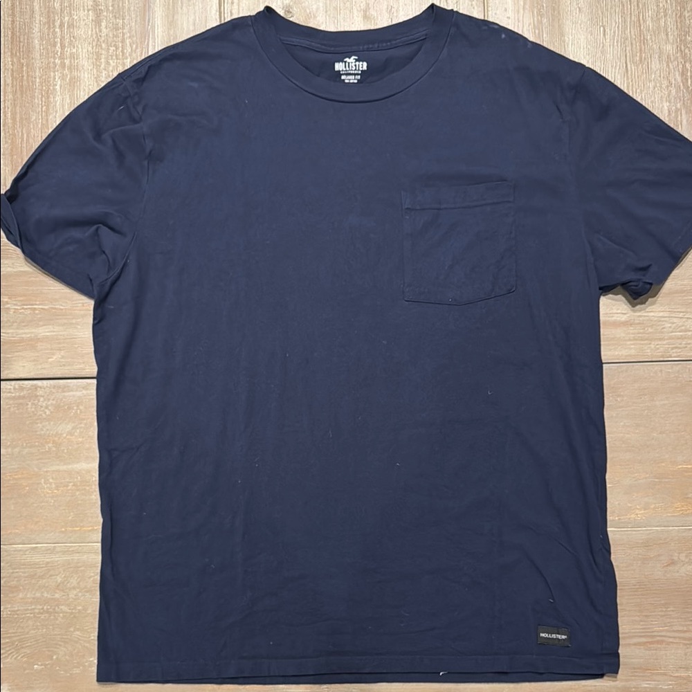 Hollister Blue Short Sleeve Tee Classic Fit